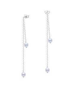 Dangling Chain Silver Earring STC-2219